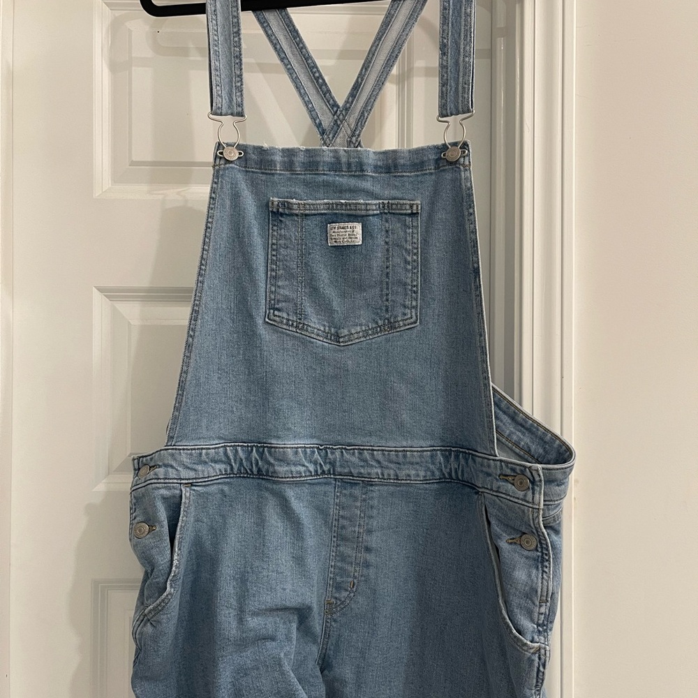 Levi's Women's Light Blue Denim Overalls